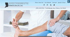 Desktop Screenshot of davischiroclovis.com